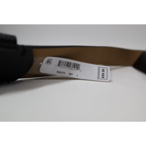 MICHAEL Michael Kors Black Genuine Leather Belt Size L - Picture 4 of 4